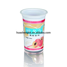 New Product Packaging Cup type OEM PP Plastic 8oz/250ml Yogurt Cup